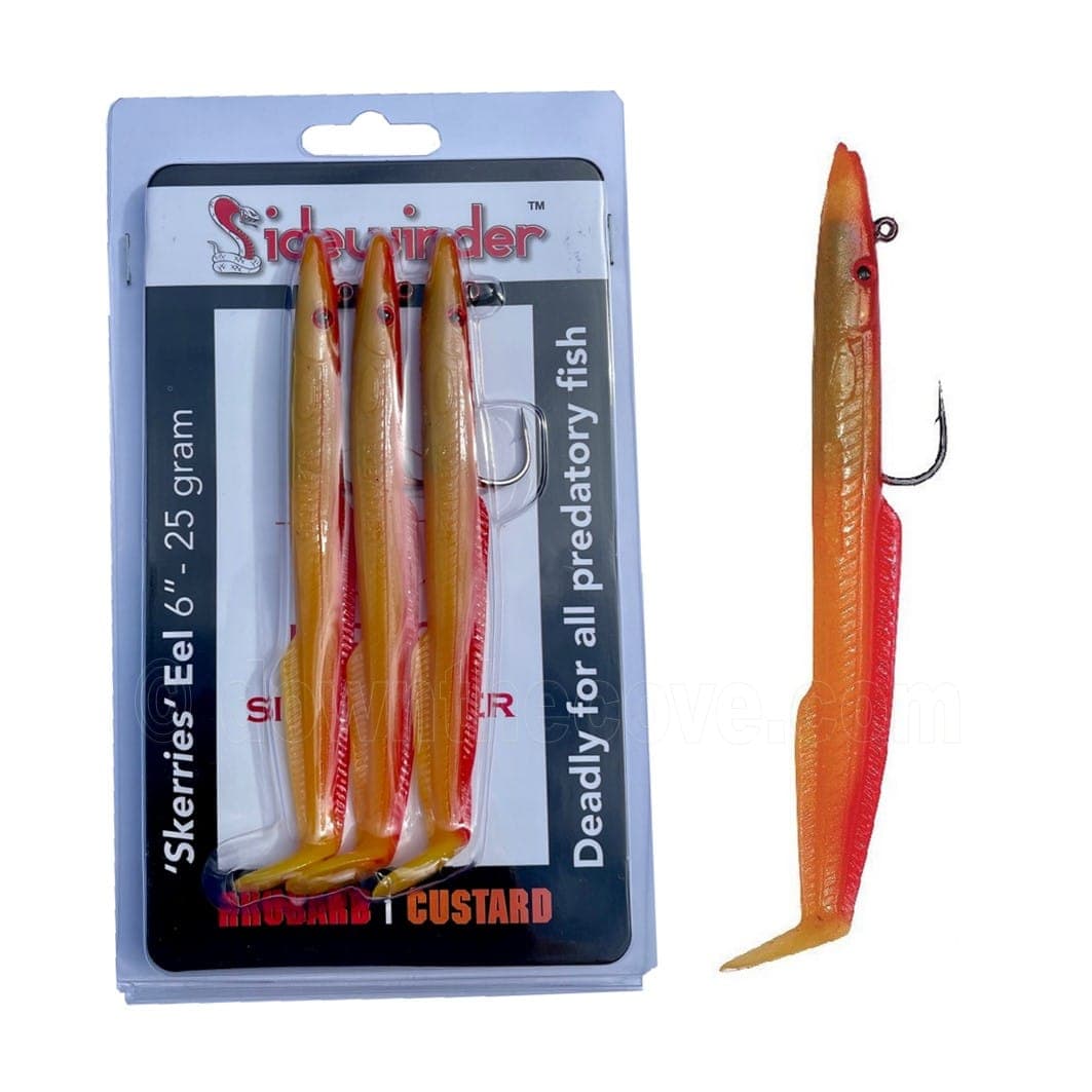 Sidewinder Skerries Sandeel - 6" Rhubarb Custard - 25g product image 1