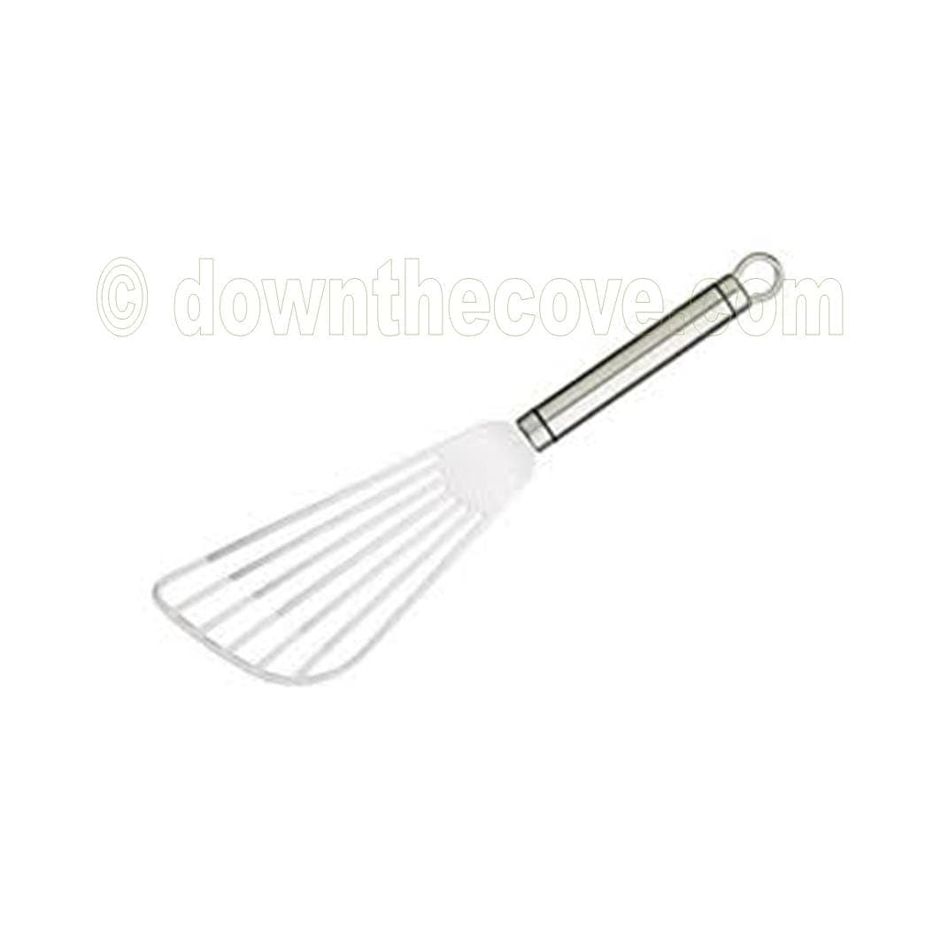 Kitchen Craft Stainless Steel Slotted Fish Slice – Oval Handle Fish Server product image 1