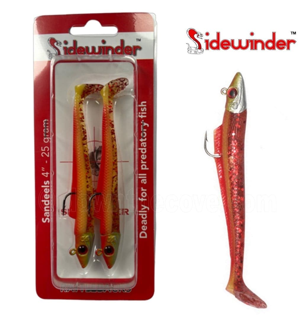 Sidewinder Rattlebacks Sandeels - 4" Rhubarb & Custard - 25g product image 1