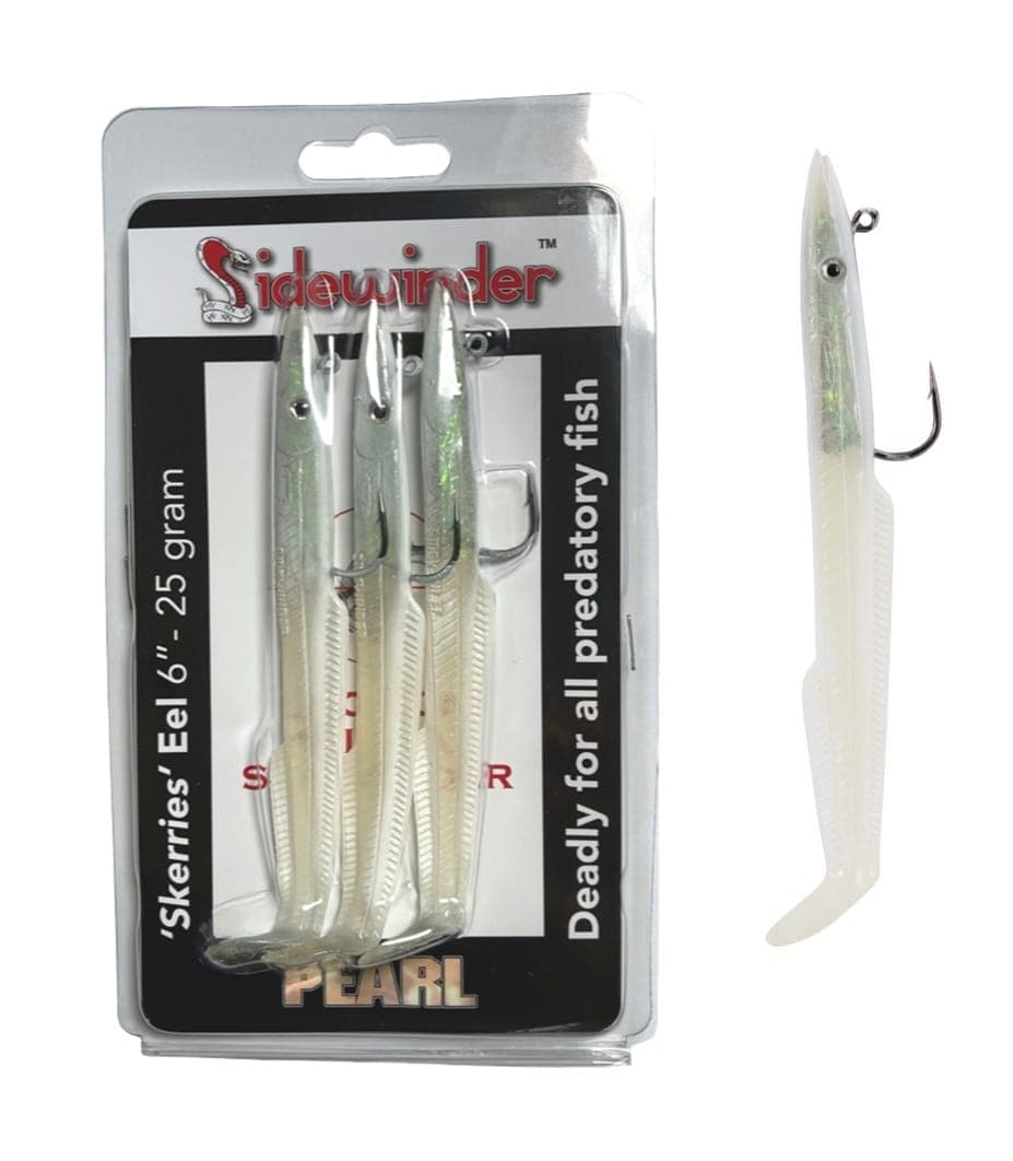 Sidewinder Skerries Sandeel - 6" Pearl - 25g product image 1