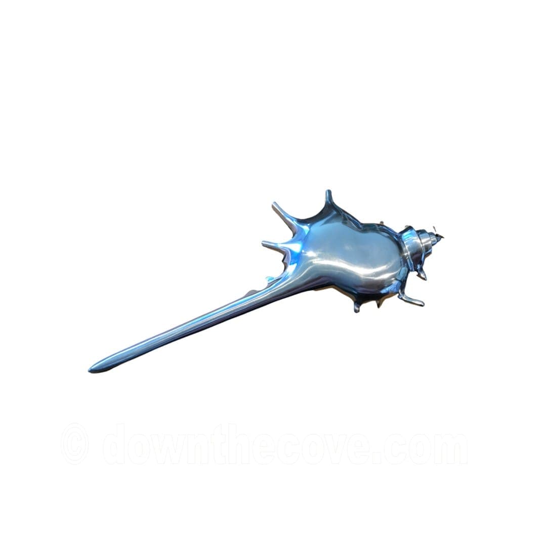 Large Metal Spinusus Shell Ornament