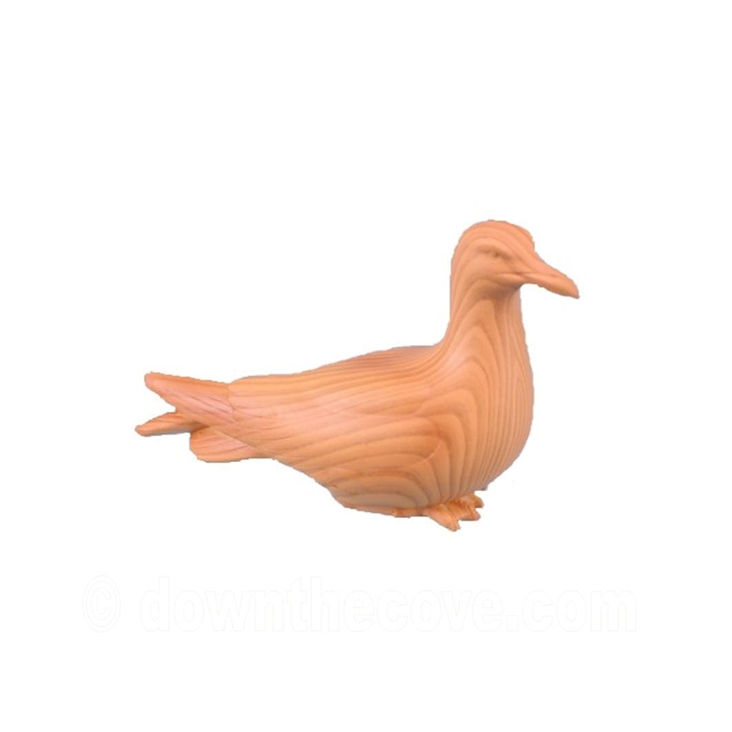 Wood Effect Resin Seagull Ornament