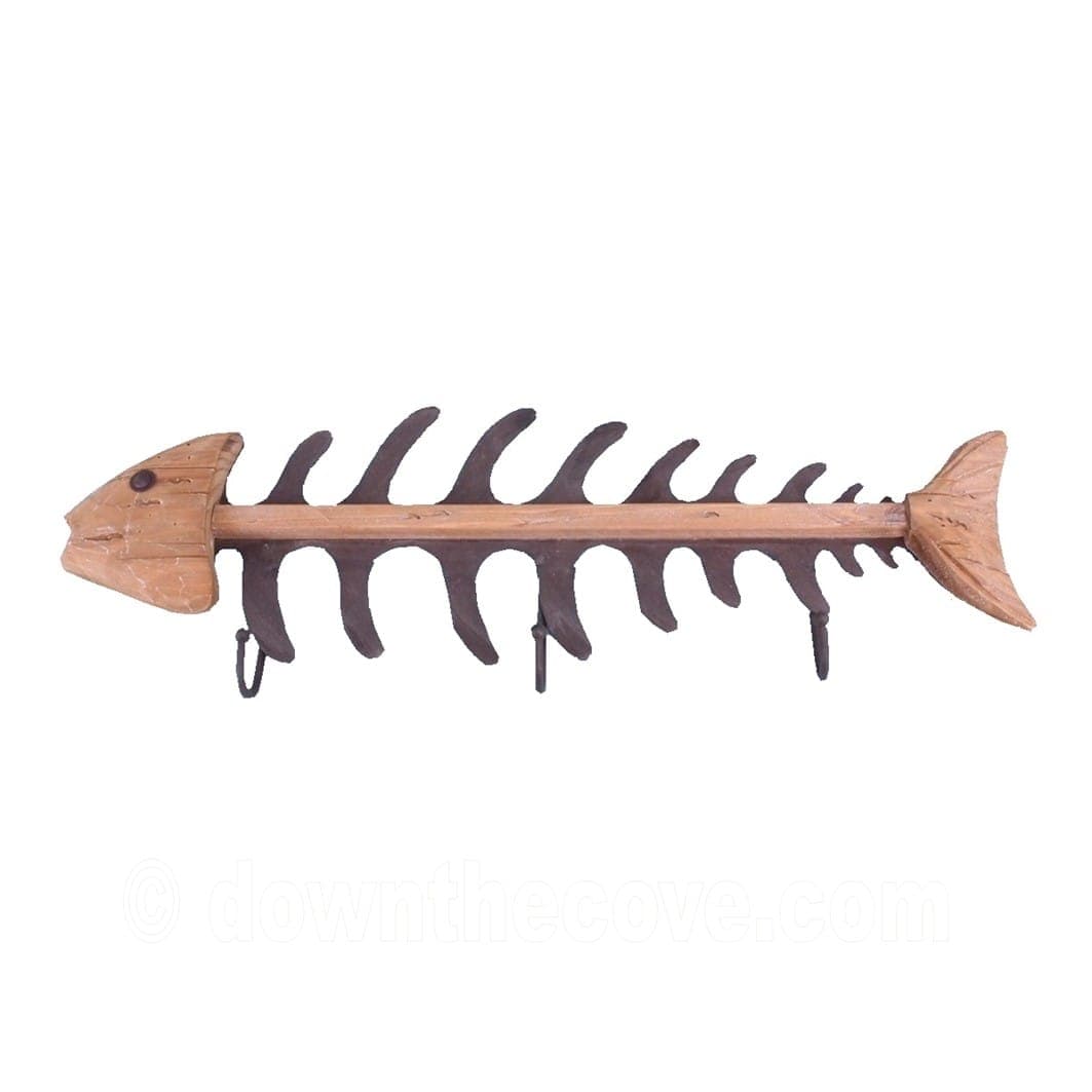 Two Tone Wooden Fish Bone Coat Hook product image 1
