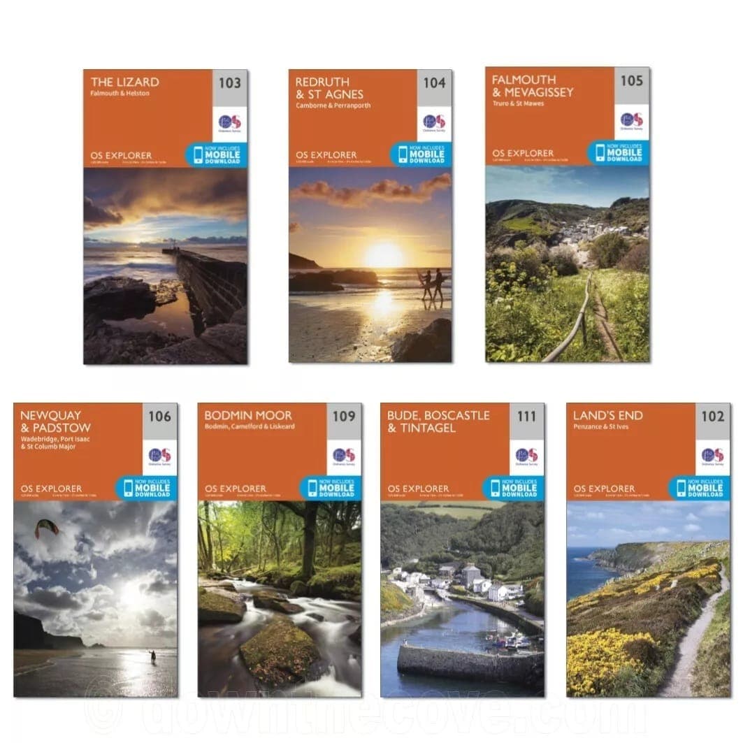 Ordnance Survey OS Explorer Map - Cornwall product image 1