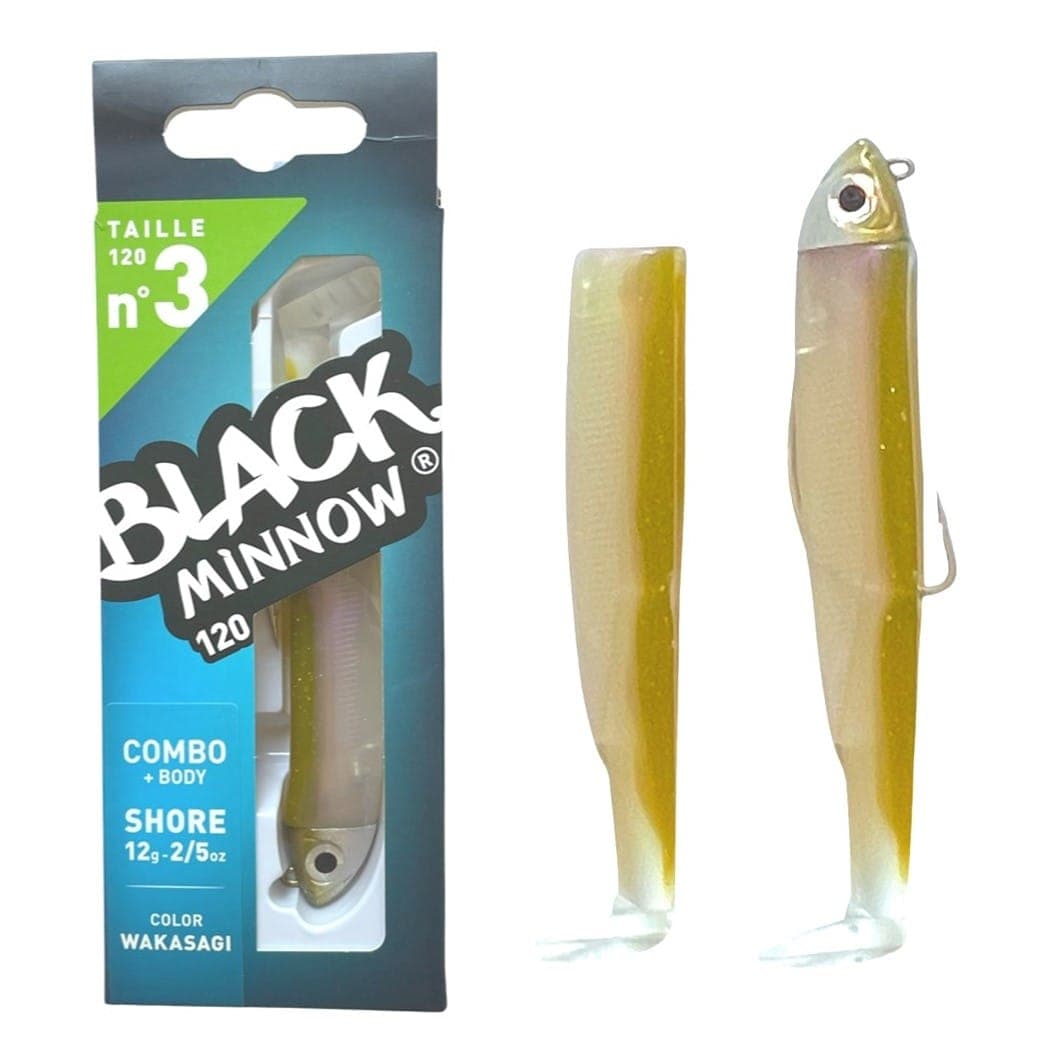 Black Minnow 120 Combo Shore 12g - Wakasagi product image 1
