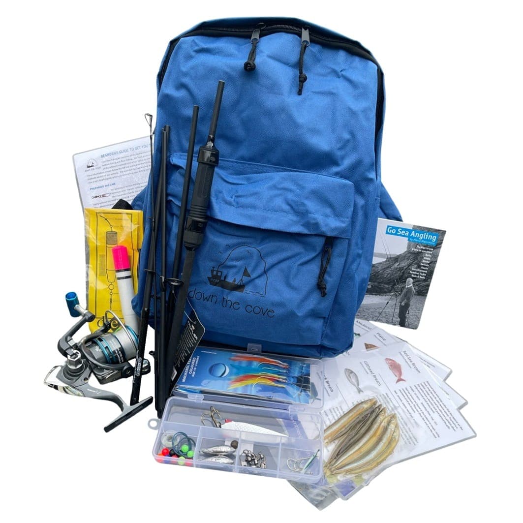 6pc Carbon Travel Sea Fishing Kit