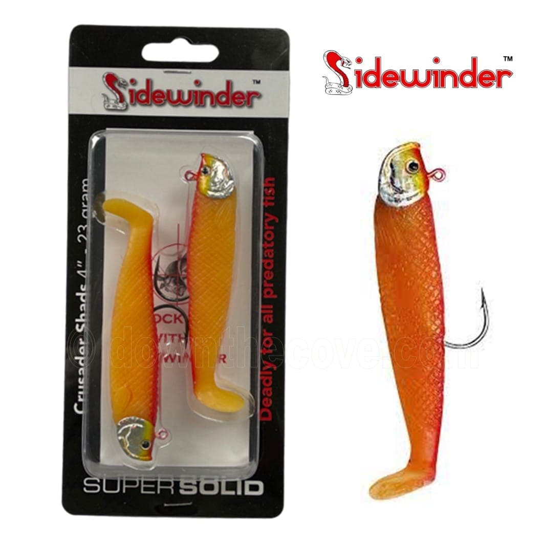 Sidewinder Crusader Shads - 23g Rhubarb & Custard - 4"
