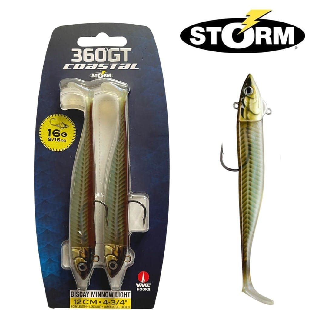 Storm 360GT Coastal Biscay Minnow Light - 12cm 24g Sandeel product image 1