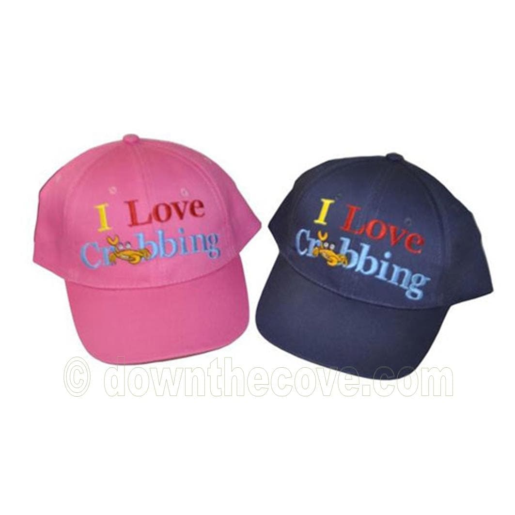 Baseball Cap with "I Love Crabbing"