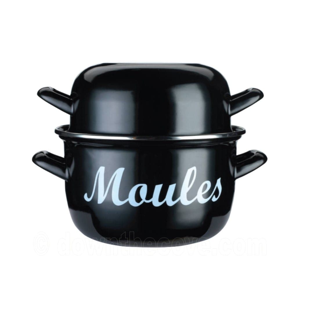 Large Black Mussels Pot - 24cm