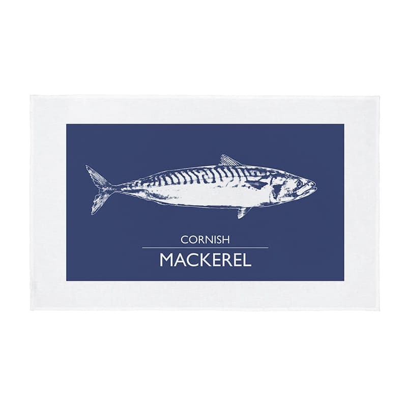Cornish Mackerel Tea Towel