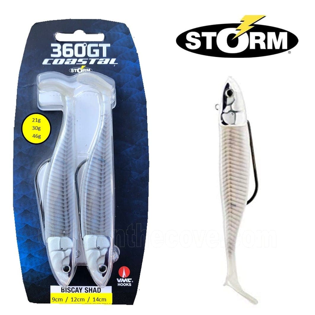 Storm 360GT Coastal Biscay Shad - Pearl White Sandeel