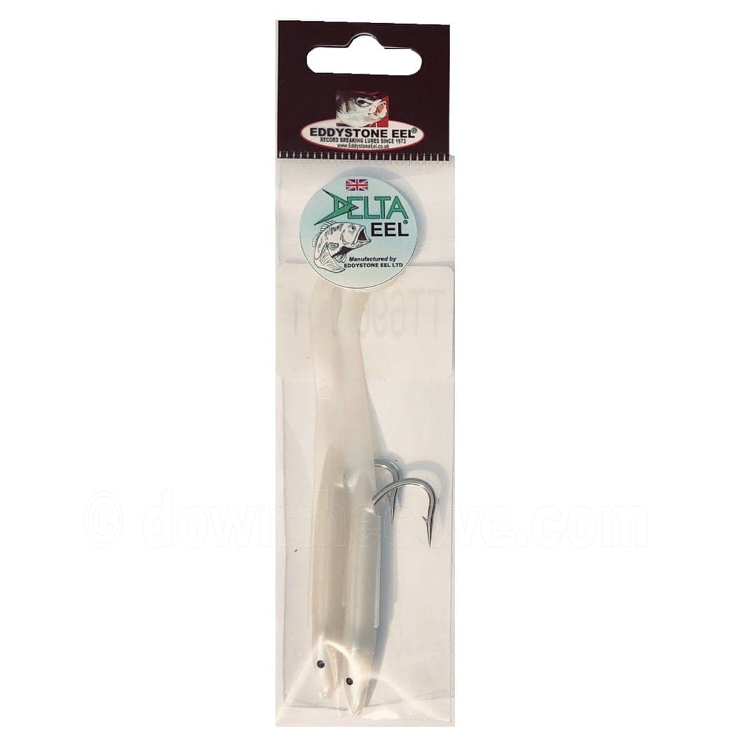 Eddystone Eel 95mm Delta Eels - White Pearl