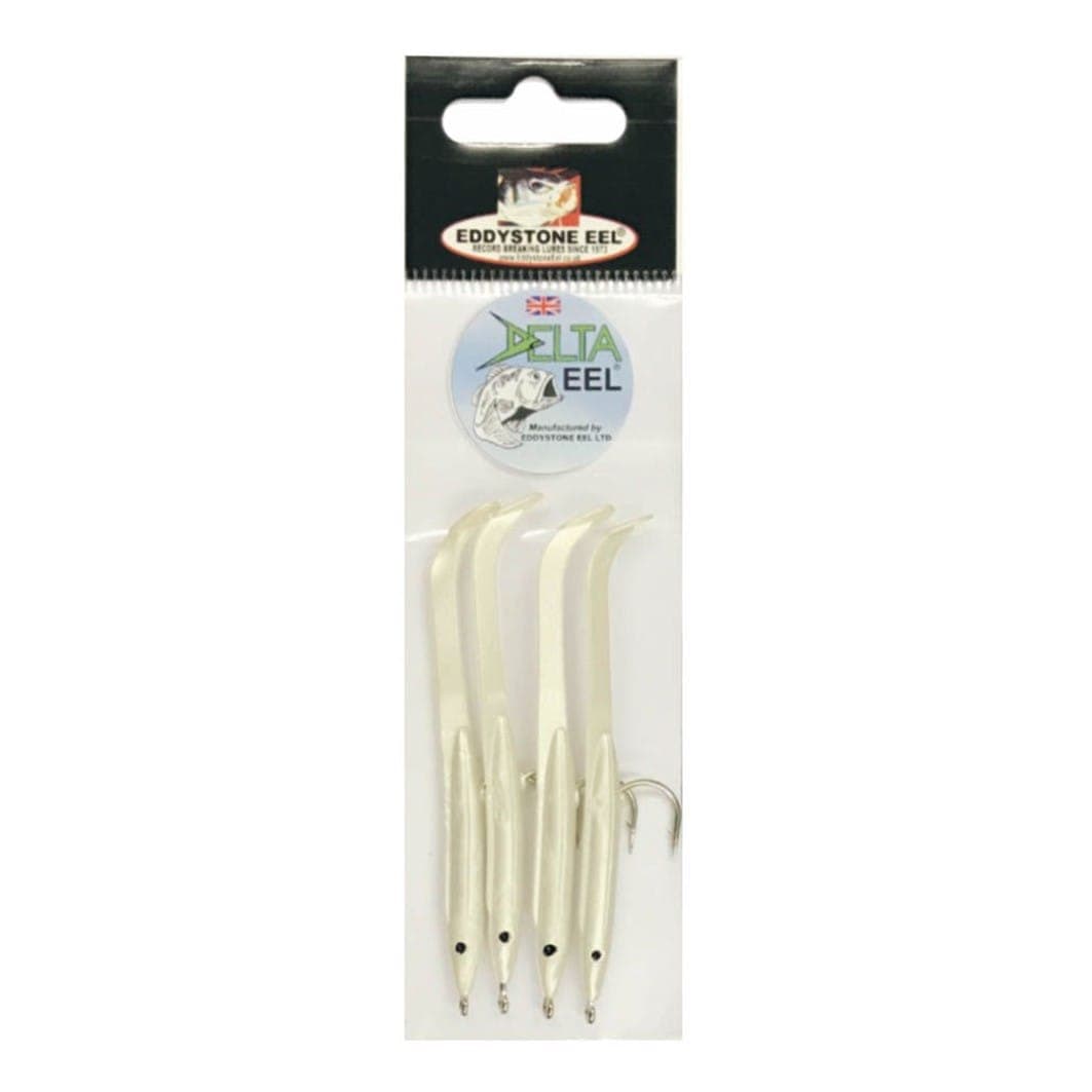 Eddystone Eel 65mm Delta Eels - Pearl White