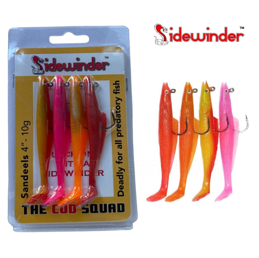 Sidewinder 10g Sandeel - 4" Cod Squad - Super Solid Selection product image 1