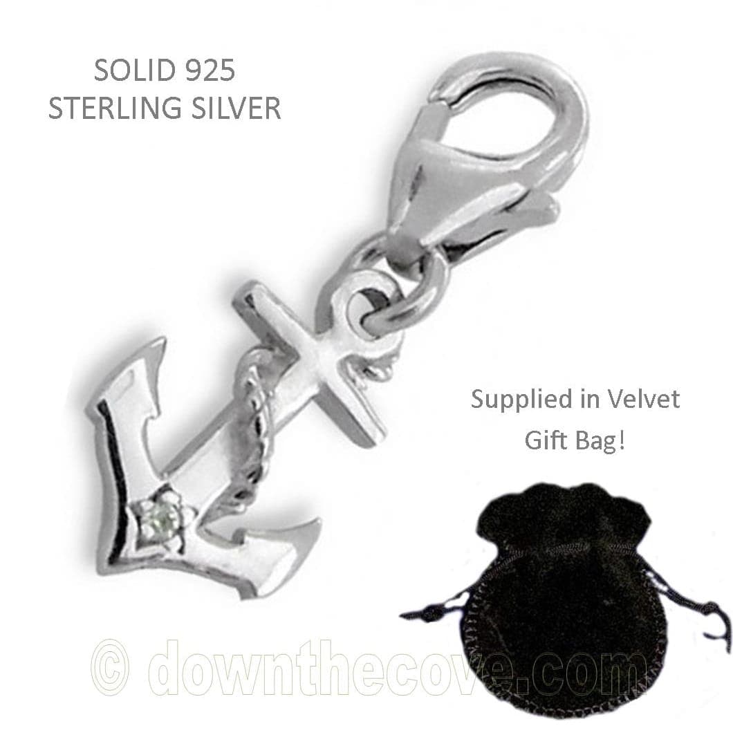 Silver Anchor Charm