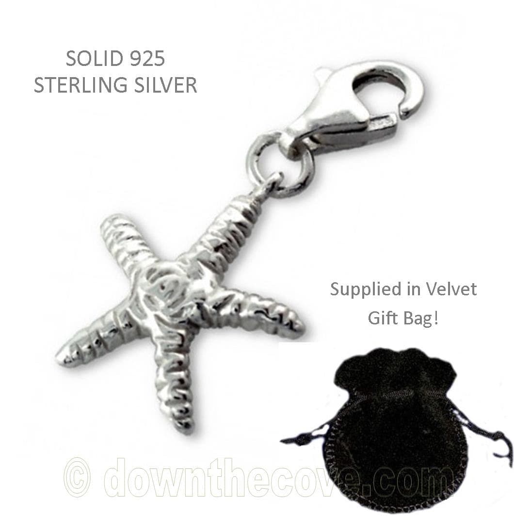 Silver Starfish Charm