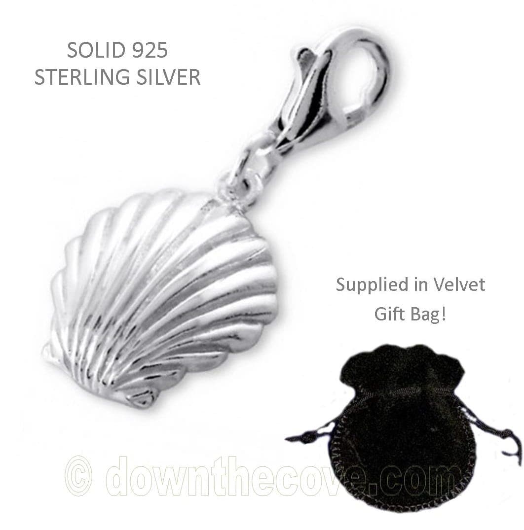 Silver Shell Charm