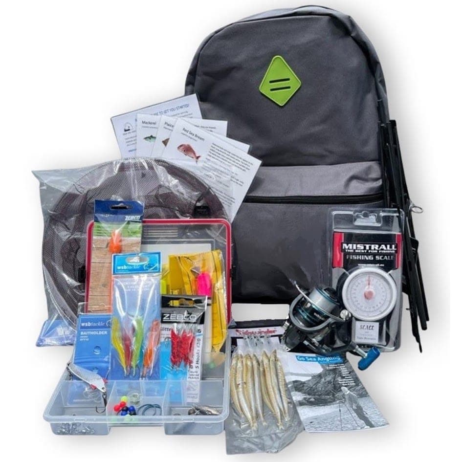 6pc Carbon Plus Fishing Kit - Grey