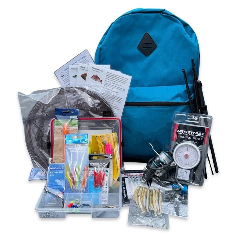 6pc Carbon Plus Fishing Kit - Blue